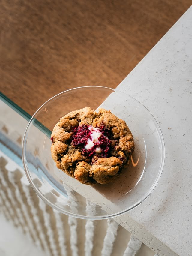 Cookie à la framboise de Gravaine Café